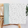 Polka Dot Muslin/Waffle Blanket